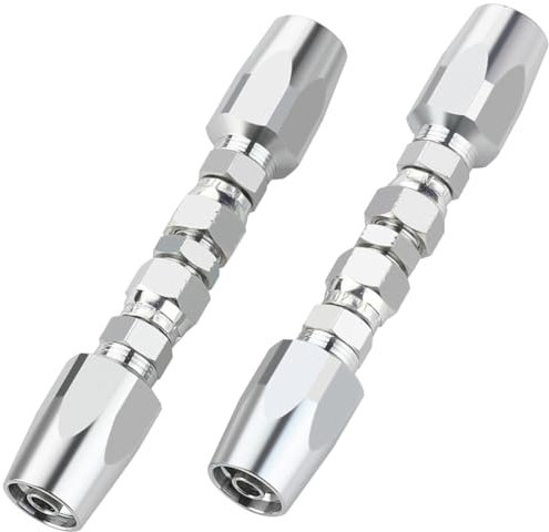 Corghd 2 raccords hydrauliques réutilisables 3/8 ID Kit de réparation de tuyau hydraulique sur le terrain
