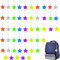 YEWCEP 50 Stück Sicherheits Reflektoren Kinder,Reflektoren,Reflektor Kinder,Kinder Reflektor Anhänger, Ostergeschenke,Reflektoren Anhänger,Kinder Reflektoren für Schultasche Rucksack Radfahren