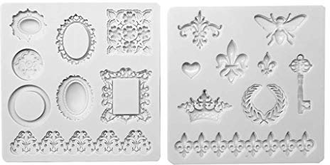 FUXIU Fondantform, weicher Rahmen, waschbar, für Dekoration, Kuchen, Gebäck, Süßigkeiten, Partyzubehör, ungiftig