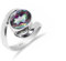 HIMALYA QUARTZ 925 Silber Damen Ring Mystischer Quarz Edilstein Oval 8x10mm Solitaire Manner Verlobungsring HQ-SR21-MYSTPZ-9