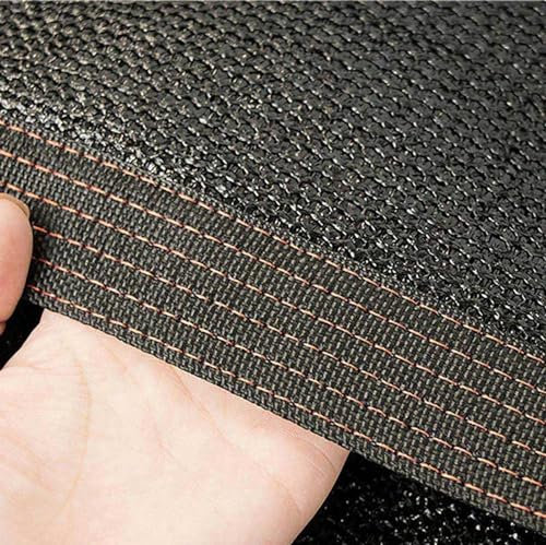 PanHuiWen Voile Ombrage PerméAble Toile Ombrage Oeillets Filet D'Ombrage De Jardin Pergola pour Jardin, Terrasse Noir,3x6m