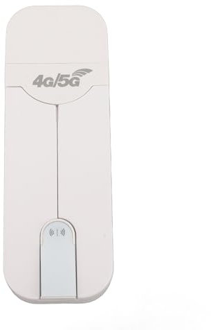 Modem USB 4G LTE, Routeur Réseau Mobile Haut Débit 150 Mbps avec Emplacement pour Carte SIM, jusqu'à 10 Utilisateurs, Mini Routeur de Voyage pour PC de Bureau et Ordinateur