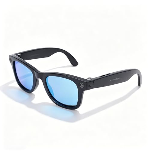 LICAEVEY Smart Glasses with Camera AI GPT 4o, 8MP HD Video Recording & 25 Languages Translation, Bluetooth Call Music Glasses for Men & Women (Photochromic)