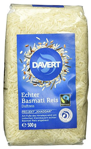 Davert Bio Basmati Reis, Weiß, 500g