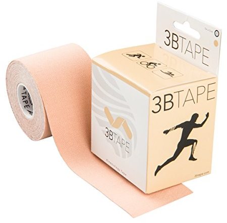 3B Scientific Kinesiologie Tape - [5 m x 5 cm] - Tape/Übungsband für die Unterstützung von Muskeln und Gelenken, Verbesserung von Regeneration, Sport Tape - Beige