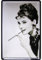 Hollywood, TV Audrey Hepburn Motiv Blechschild Replik 20x30 cm, Stahl, Wandmontage, Film-Deko, Filmplakat
