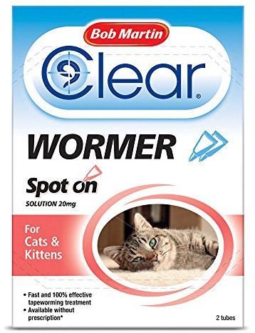 PET-597662 Bob Martin Spot On Dewormer - Cat/Kittens (2tube)