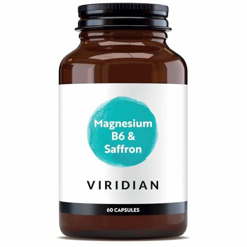 Viridian Magnesium, B6 and Saffron 60 caps
