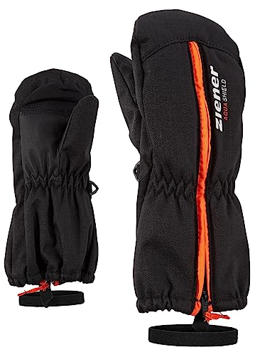 Ziener Baby LANGELO Ski-Handschuhe/Wintersport | wasserdicht atmungsaktiv, black-stru, 80cm