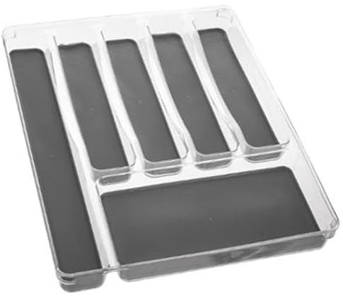FIVE Simply Smart - Range-Couverts 6 Compartiments 40cm Gris