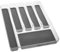 FIVE Simply Smart - Range-Couverts 6 Compartiments 40cm Gris