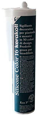 KERAKOLL SILICONE COLOR - 16 Cartuccia da 310 ml di sigillante decorativo per piastrelle e mosaici