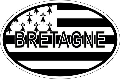 Akachafactory Sticker Adesivi Adesivo Bandiera Ovale codice Paese Bretagna
