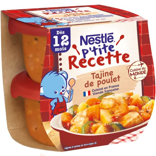 Nestlé Bébé P'tite Recette Tajine de Poulet - 2x 200g - dès 12 mois