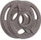 GYM MASTER Pair of Tri Grip 2 Olympic Weight Plates in Cast Iron - 1.25kg