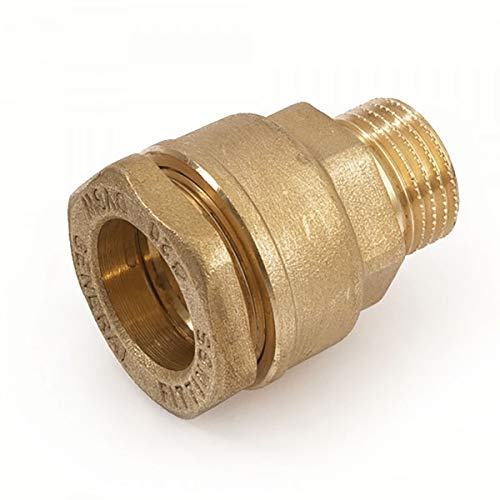 PE-Übergang Messing 25mm x 3/4 AG