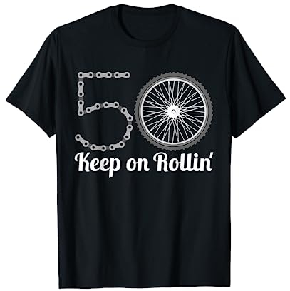 50 Geburtstag Geschenk Radfahrer Fahrrad Fahrer T-Shirt