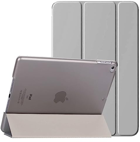 For Apple iPad Mini 4th/5th Gen A1538 A1550 A2126 A2124 Smart Magnetic Stand Case with Automatic Wake/Sleep (Grey)