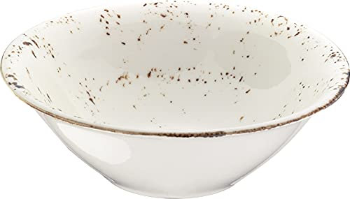 Bonna Premium Porcelain GRAGRM16KS Grain Bowl Schale, Obstschale, Schüssel, 16cm, 400ml, Porzellan, Creme-weiß, 1 Stück