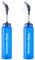 Azarxis Flasque Running 500 ml Gourde Sport Bouteille d'eau Souple pour Sac Hydratation Randonnée Vélo Cyclisme (02 Bleu - 500ml avec paille - 2 Pièces)