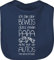 Shirtracer Baby Lätzchen - Sprüche - Ich bin der Beweis dass mein Papa nicht nur an Autos herumschraubt weiß - Unisize - Navy Blau - lustige babysachen spruch dad kinderlätze