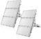 Viugreum 2 PCS 300W Projecteur LED, Lampe Intérieur Extérieur 30000LM, Triple Spot LED Extérieur IP66, Eclairage de Sécurité BlancFroid 6000-6500k, Projecteur LED pour Jardin,Garage