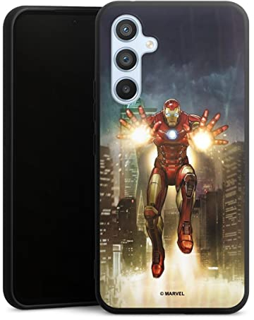 DeinDesign Premium Silikon Hülle kompatibel mit Samsung Galaxy A54 5G Handyhülle schwarz Case Marvel The Avengers Iron Man