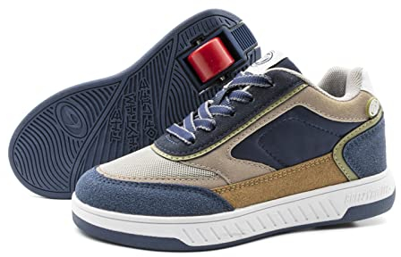 BREEZYROLLERS 2241901, Rollschuh, Schuhe mit Rollen, 2-in-1 Kinderschuhe, Skateboardschuhe, Sneakers (eu_Footwear_Size_System, Little_Kid, Numeric, medium, Numeric_31)