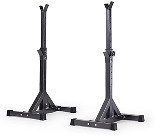 Langhantelständer Dip-Ständer Langhantelständer Gewichtheberständer Gym Squat Rack, Hantelständer Ständer für Gewichtheben Fitness, Krafttraining Fitness Langhantelständer für Heim