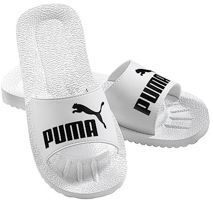PUMA Purecat Dusch- und Badeschuhe Slipper Statement Deluxe Edition - White - Gr. 40.5
