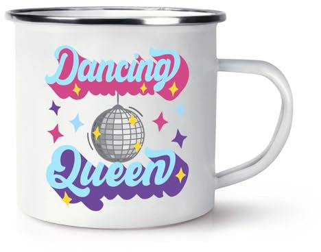 Dancing Queen Enamel Mug Cup