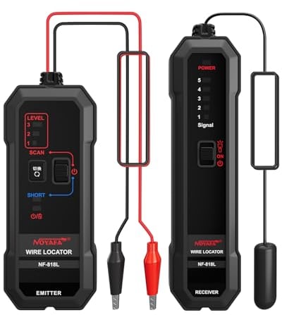 NOYAFA Upgraded Underground Wire Locator, Underground Cable Locator per recinzione animale domestico elettrico filo sotterraneo