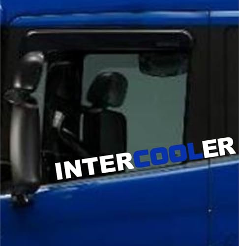 INTERCOOLER Farbe&Größe anpassbar LKW Scheibe Truck Trucker Aufkleber freie Größe&Farbe Scheibe Lack Autoaufkleber Sticker