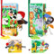 BBWOO Babybuch knisterbuch stoffbuch fühlbuch Baby Buch Baby bücher Kinderwagen Spielzeug, beißring Spielzeug ab 0 3 6 Monate, Quiet Book Geschenk für Jungen Mädche