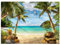 AIIKES 7x5FT Hawaii Strand Hintergrund Sommer Strand Fotografie Hintergrund Tropischer Ozean Natürliche Landschaft Palme Schatz Urlaub Party Hintergrund Geburtstag Party Dekoration Hintergrund XY21