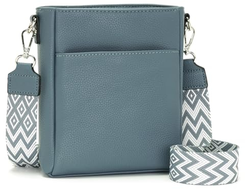 SOGYECS Kleine Handtasche Damen Umhängetasche Damen Klein Crossbody Bag Damen Handytasche Zum Umhängen Bags for Women Blau