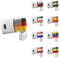 Schminkstift Fanartikel Deutschland Schminke schwarz, rot, gelb, als Deko, Dekoration, Partydeko für Fußball, Fußball