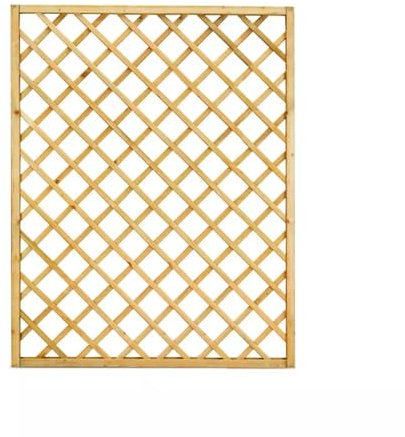 Mondo Viro Sichtschutzgitter Alghero für Kletterpflanzen aus Holz (Beige, 120 x 180 h)