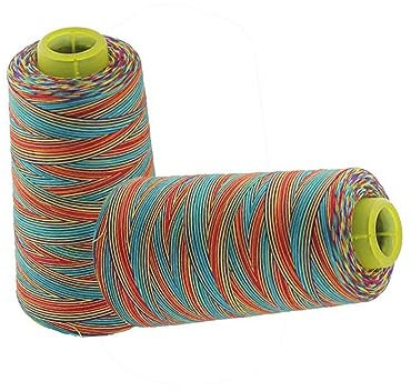 SEWACC 40s/2 Polyester Nähgarnspule für Nähmaschine Robustes Jeans Nähgarn 3000 Meter Geeignet für Leder und Jeansnähen zum Handnähen und Lederbeutelherstellung