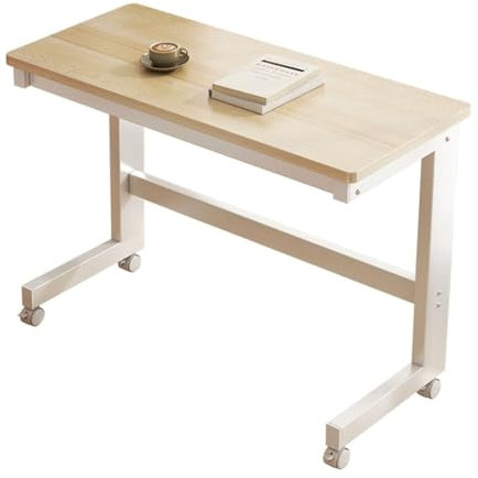 Modern Side Table for Living Room Bedroom Office Mobile Sofa Table Desk Stylish Tea Table with Storage Shelf Compact Bedside Table for Small Spaces (Size: 60x40x64cm)