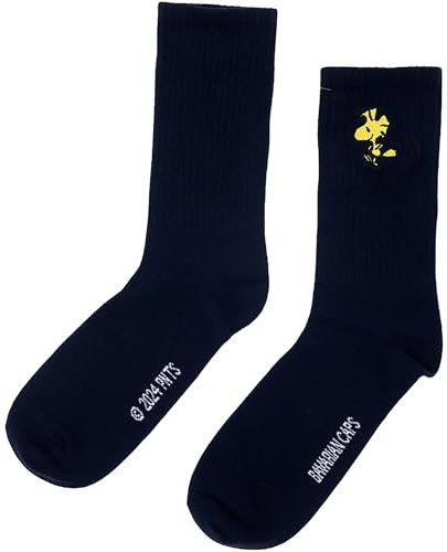 Bavarian Caps Unisex Peanuts: Woodstock Socken, dunkelblau, 36|37|38|39|40