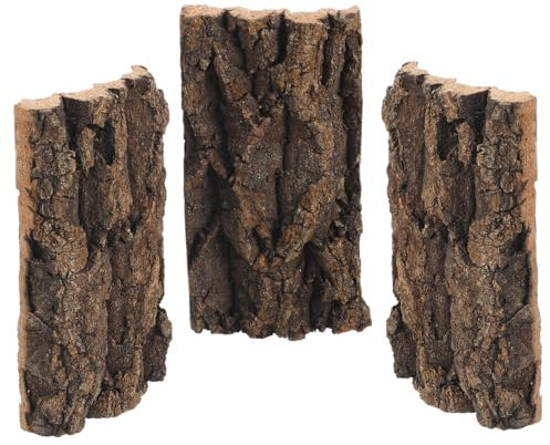NOLITOY 3stücke Reptilien Terrarium Hintergrund Dekorative Baumrinde Für Aquarium Natürliche Pflegeleichte Dekoration Für Reptilienbecken Und Aquarien
