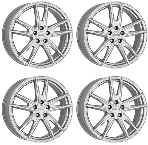 4x Dezent Felgen KF silver 7.5Jx18 ET45 5x114.3 kompatibel mit Dacia Duster