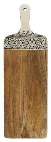 Planche de service en manguier Mira Noir 58 cm