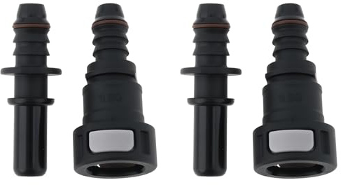 The Lord of the Tools Lot de 2 Raccords Rapides pour Conduite de Carburant (SAE 11,8 Mm vers ID10 3/8 Po)