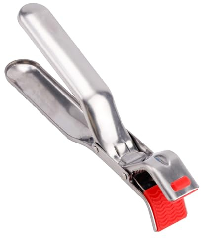 Hot Plate Gripper, Stainless Steel Multifunctional Hot Bowl Dish Holder Gripper Anti Scalding Clips Practical Kitchen Tongs Utensil Accessories for Bowls Pans Oven Steamer Microwave