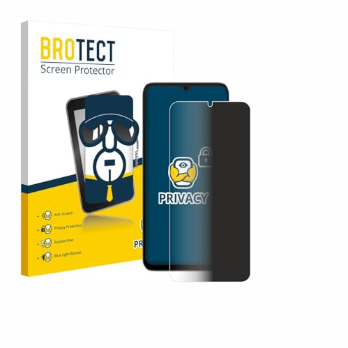 BROTECT Blickschutzfolie für Doogee Note 56X Pro | Anti-Spy Displayschutz Made in Germany Smartphones und Handys Privacy Screen Protector Blaulichtfilter Klare Folie