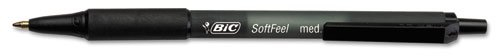 Soft Feel Kugelschreiber Einziehbarer Stift, 1 mm, schwarz/blau, 36/PK