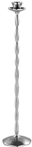 Fink - Kerzenleuchter, Kerzenständer, Tischleuchter - Faria - Vernickelt - Höhe: 52 cm