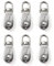 M15 Carrucola in 304 Acciaio Inox Carico: 35 kg (6 pezzi)